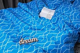 Комплект постільної білизни Moon&Star Микросатин Premium Ocean Breeze євро 200х220 наволочки 2х40х60 - мініатюра 5