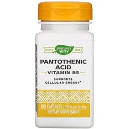Пантотенова кислота Nature's Way Pantothenic Acid 250 мг 100 капсул