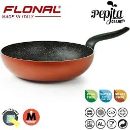 Сковорода Вок Flonal Pepita Granit 28 см (PGFWO2850) - мініатюра 7