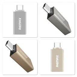 Адаптер Type C-USB 3.0 Remax RA-Otg1 Otg золотий - мініатюра 7
