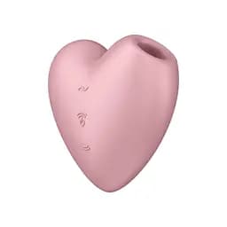Вакуумний стимулятор Satisfyer Cutie Heart Light Red