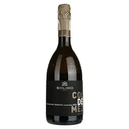 Вино ігристе Soligo Col de Mez Prosecco Valdobbiadene Extra Dry, біле, екстра-сухе, 11%, 0,75 л (40322)