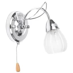 Бра Brille BR-366W/1 CHR настінне накладне з вимикачем класичне