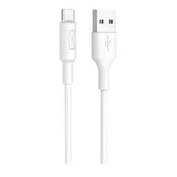 Кабель Hoco Type-C X25, 1 метр белый