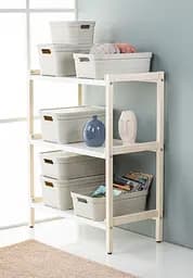 Кошик Idea Home Pyramid з кришкою 8.2 л 36x24x12.5 см бежевий (00642 Bej) - мініатюра 3