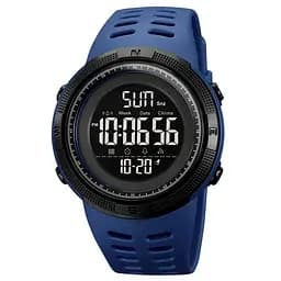 Спортивний наручний годинник Skmei 2070 (Сині з чорним циферблатом)