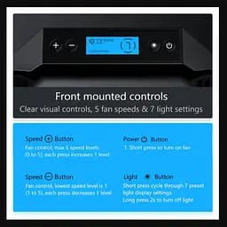 Охолоджувальна підставка для ноутбука 15-17.3 дюйми Ice Coorel A-3 2xUSB2.0 LCD speed controllers - мініатюра 3