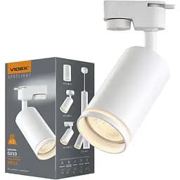 Светильник трековый Videx SPF05C под лампу GU10 белый (VL-SPF05C-W)