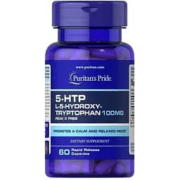 5-гідрокситриптофан Puritan's Pride 5-HTP 100 мг 60 капсул