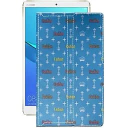 Чохол StatusCASE з екошкіри для планшету Huawei MatePad M5 8.4 Фешн блакитний