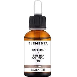 Сироватка для обличчя Bioearth Elementa Tone Caffeine + Ginseng Solution 3% 30 мл