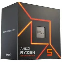 Процессор AMD AM5 Ryzen 5 7400 Box 6x3.3 ГГц Turbo Boost 4.3 ГГц Radeon Graphics L3 16Мб Zen 4 Raphael 5 нм TDP 65 Вт