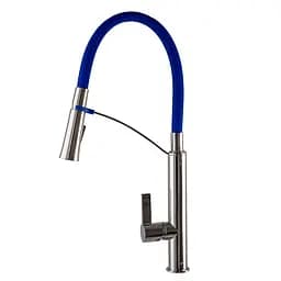 Смеситель для кухни Topaz Sardinia TS 8817-H23-B-S Синий