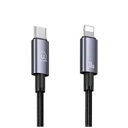 Кабель Usams US-SJ679 Type-C To Lightning 30W Aluminum Alloy Fast Charging & Data Cable -Sufeng Series tarnish 0.25m