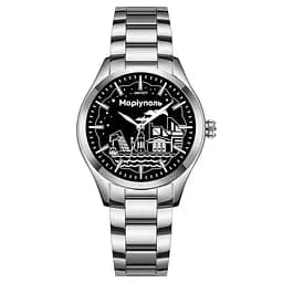 Жіночий наручний годинник 035 Маріуполь II Silver-Black Awarder acs0031937