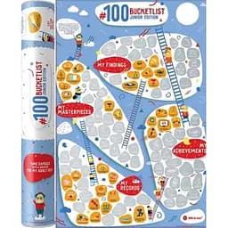 Скретч постер 1DEA.me #100 Bucketlist JUNIOR edition (англ.) (13016)