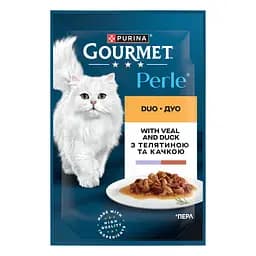 Набір вологого корму для котів Gourmet Perle Duo Мікс 8 шт. + Gourmet Perle Duo Мікс 4 шт. 1.02 кг (12 шт. х 85 г) - мініатюра 6
