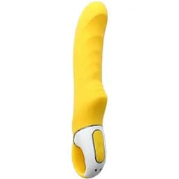 Мощный вибратор Satisfyer Vibes Yummy Sunshine с гибким стволом и стимулирующим рельефом 12 режимов