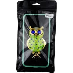 Чохол-накладка Toto TPU Case Decorative Stones IPhone 7 Plus/8 Plus Owl Green - мініатюра 2