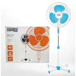 Напольный поворотный электрический вентилятор Mystery MSF-2445 для дома офиса 40 Вт