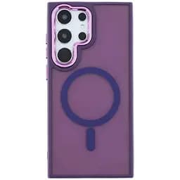 Чехол TPU Space Magnetic Color with Magsafe Samsung Galaxy S23 Ultra 5G Dark Purple (35377_3345922)
