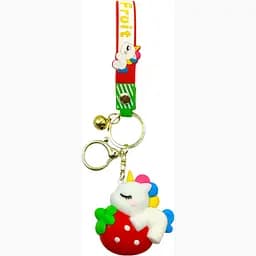 Брелок Bibi Toys Єдиноріг з полуничкою 21 см (761858BT)