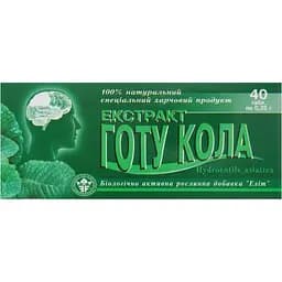 Екстракт Готу кола Elit-Pharm 40 таблеток (0.25 г)