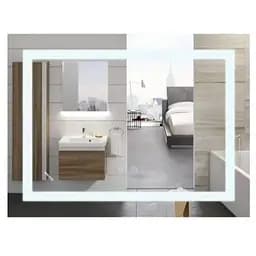 Дзеркало Mixxus WARM MR12-80x60-REVERSE з LED Touch, Anti-fog, димером, регулюванням яскравості (MI6672)