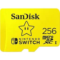Карта пам'яті SanDisk microSDXC 256 GB A1 UHS-I Ultra for Nintendo Switch (SDSQXAO-256G-GNCZN) [95516]