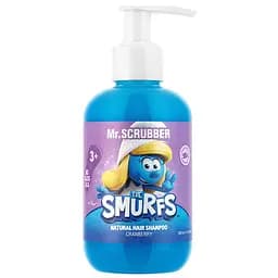 Натуральный детский шампунь для волос Mr.Scrubber The Smurfs с ароматом клюквы 200 мл