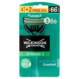 Бритва одноразова Wilkinson Sword Xtreme 3 Sensitive, 6 шт.