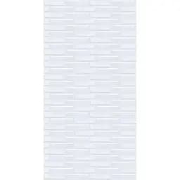 Самоклеюча 3D панель Sticker Wall біла кладка 3080х700х5мм SW-00001759