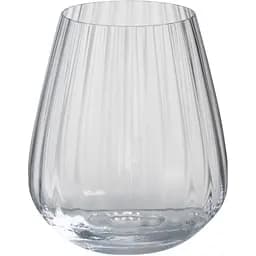 Стакан J-line скляний з ребристою поверхнею 430 мл (23625)