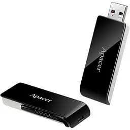 USB флеш-накопичувач Apacer USB AH350 128GB USB 3.2 Black (AP128GAH350B-1) [136940] - мініатюра 5