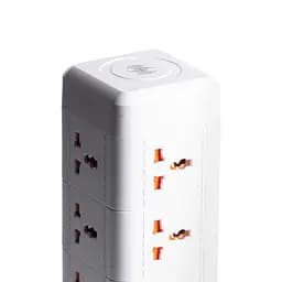 Мережевий фільтр-подовжувач TOWER 12 розеток LED-лампа 3USB + 1PD 2,8 метра Yiwu HP-5-9MF - мініатюра 18