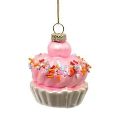 Елочное украшение "Капкейк розовый" 5,2*6,6 см, YQ1408157
