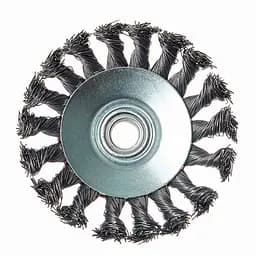 Щітка конічна Vitals сталева 100 мм М14, 0.5 мм (174517)