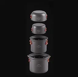 Набір туристичного посуду Naturehike NH15T401-G (4 шт.) - мініатюра 4