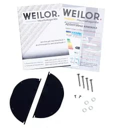 Витяжка повновбудована WEILOR PBSR 52651 GLASS BL 1300 LED Strip - мініатюра 11