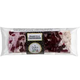Нуга Dolce Vita з арахісом та журавлиною, м'яка, 50 г (825387)