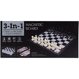 Магнітні шахи 3 в 1 Bambi 20160 нарди, шахи, шашки