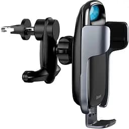Автомобільний тримач холдер із БЗУ Baseus Wireless Charger Xiaomilky Way Bracket Holder WXHW02-01 Black - мініатюра 9