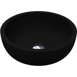 Умивальник Miraggio Mark 375 mirastone black 0002680, Чорний матовий