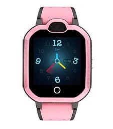 Смарт годинник телефон для дітей Lemfo H02 з GPS трекером, SIM-картою, 4G, відеодзвінками, Wi-Fi, камерою, кнопкою SOS та вологозахистом IP67 Рожевий - мініатюра 2