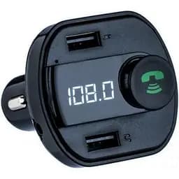 Автомобільний Bluetooth модулятор трансмітер FM USB зарядка X16 Wireless Car KIT Чорний