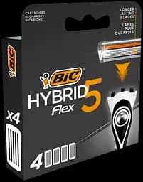Змінні картриджі для гоління BIC Hybrid 5 Flex, 4 шт. - мініатюра 2