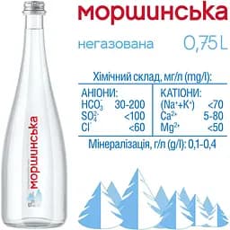 Мінеральна вода Моршинська негазована 0.75 л - мініатюра 3