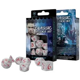 Набір кубиків Classic RPG Pearl & red Dice Set , 7 шт. (SCLE86)