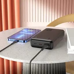 Портативний ЗП Power Bank Hoco J87A Tacker PD20W+QC3.0 20000 mAh Чорний - мініатюра 4