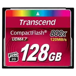 Карта памяти Transcend i 128GB CF 800X (TS128GCF800)